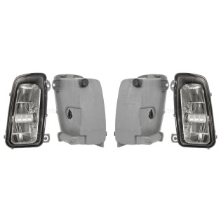 Фары противотуманные Форд Си Макс Ford C-Max 1 (2007-2010) комплект 2 штуки левая и правая DEPO высокое качество