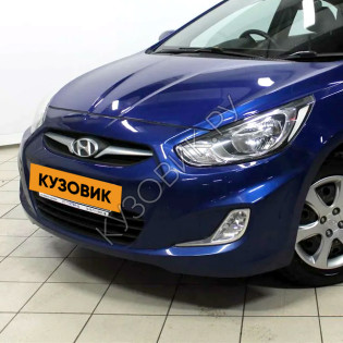 Бампер передний в цвет кузова Hyundai Solaris 1 (2011-2014) 