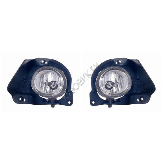 Фары противотуманные Мазда Мазда 2 Mazda Mazda-2 DE (2007-2014) комплект 2 штуки левая и правая DEPO высокое качество